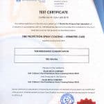 Test Certificate EEA-1600-0019