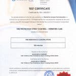 Test Certificate EEA-1600-0018